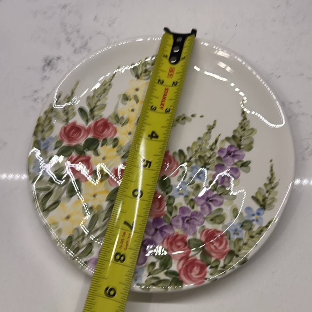 English Garden Dinner Plate By Don Swanson & Table Tops Unlimited - Picture 5 of 6